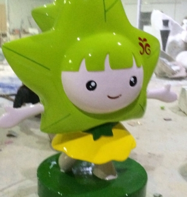 廣西南寧玻璃鋼卡通雕塑牛雕塑定做圖片